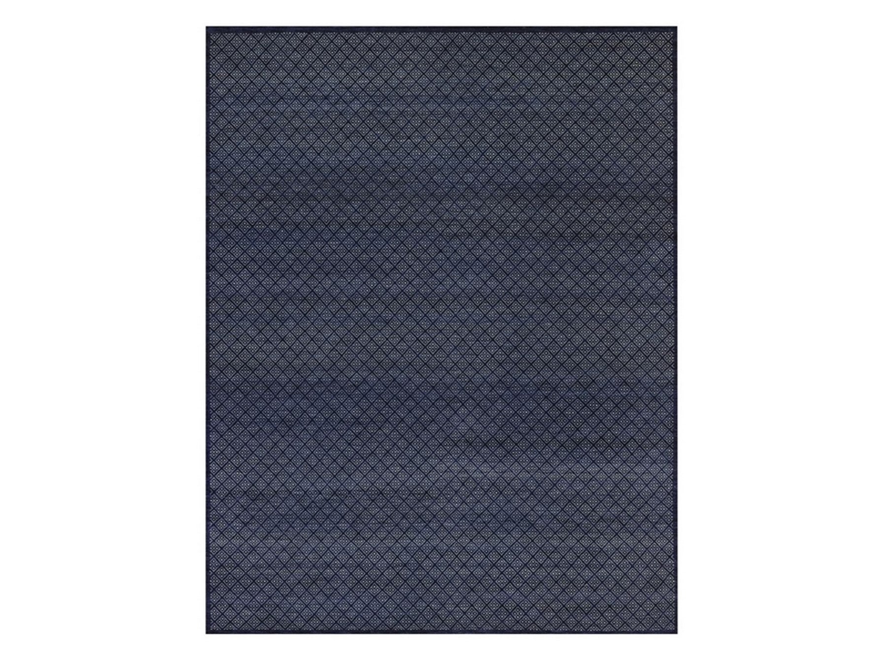 Blue 9'0" x 11'7" Modern and Contemporary Hand knotted Wool Rug - Sku: O092342
