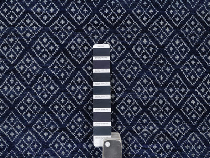 Blue 9'0" x 11'7" Modern and Contemporary Hand knotted Wool Rug - Sku: O092342