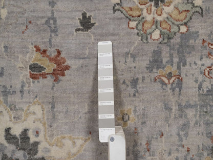 Oushak Oushak hand-knotted wool rug in Gray, 8'1" x 9'9" — SKU O092362 (view 7)
