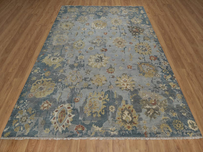 Oushak Oushak hand-knotted wool rug in Gray, 7'11" x 10'2" — SKU O092364 (view 2)
