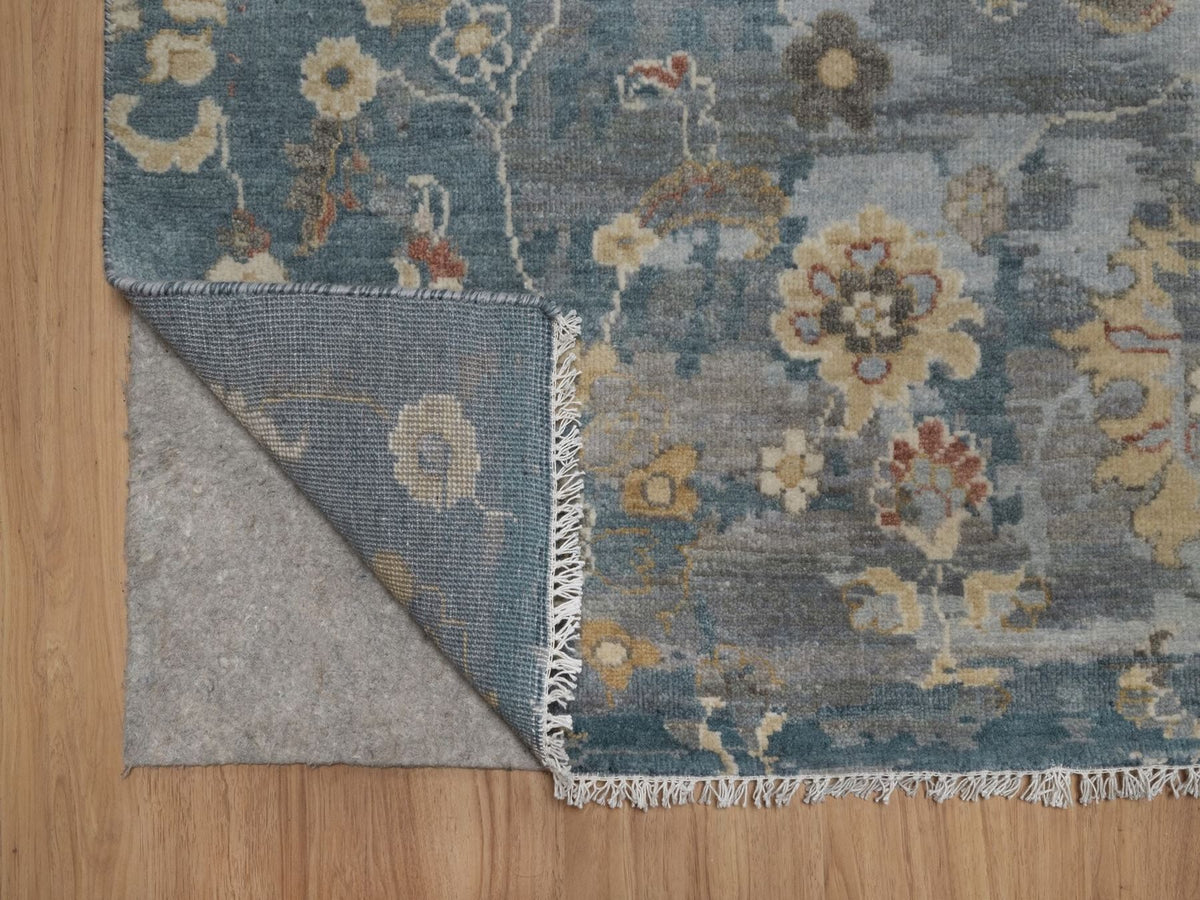 Oushak Oushak hand-knotted wool rug in Gray, 7'11" x 10'2" — SKU O092364 (view 4)