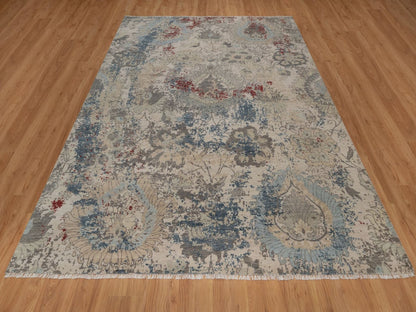 Oushak Oushak hand-knotted wool rug in Ivory, 8' x 10'2" — SKU O092369 (view 2)