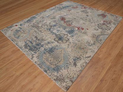 Oushak Oushak hand-knotted wool rug in Ivory, 8' x 10'2" — SKU O092369 (view 3)