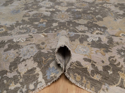 Oushak Oushak hand-knotted wool rug in Brown, 8' x 10'1" — SKU O092372 (view 5)