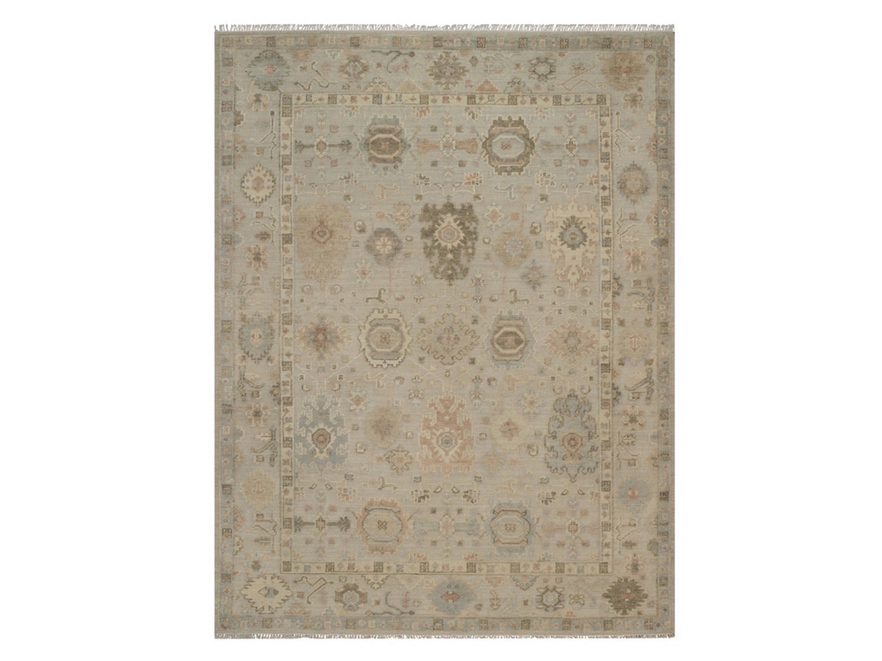 Heriz Heriz hand-knotted wool rug in Brown, 9'3" x 12'1" — SKU O092377
