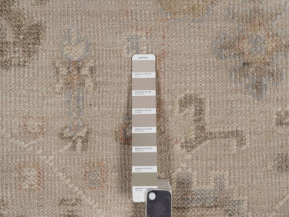 Brown 9'3" x 12'1" Heriz Hand knotted Wool Rug - Sku: O092377