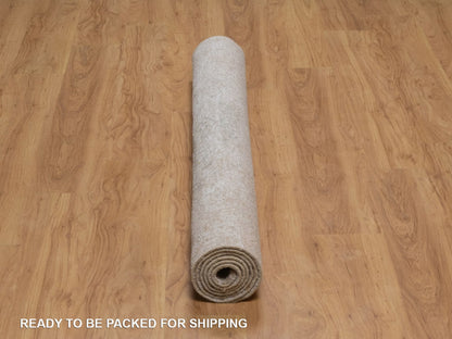 Green 5'0" x 7'2" Modern and Contemporary Hand knotted Wool/Silk Rug - Sku: O092385