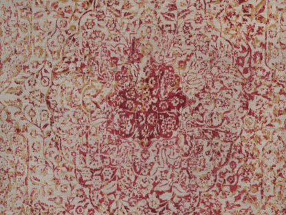 Modern / Contemporary hand-knotted wool/silk rug in Pink, 7'11" x 9'10" — SKU O092390 (view 8)