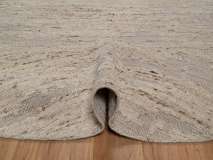 Modern / Contemporary hand-knotted wool rug in Ivory, 8' x 8' — SKU O092392 (view 5)
