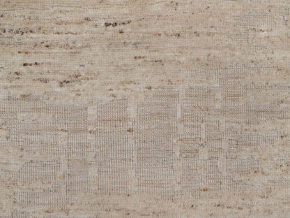 Modern / Contemporary hand-knotted wool rug in Ivory, 4'11" x 4'11" — SKU O092398 (view 5)