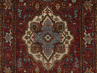 Heriz Heriz hand-knotted wool runner in Red, 2'5" x 11'10" — SKU O092405 (view 5)