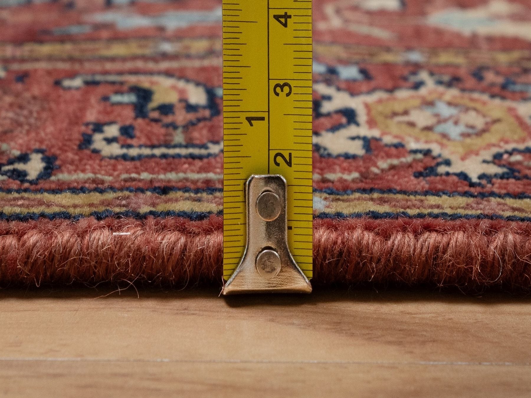 Heriz Heriz hand-knotted wool runner in Red, 2'5" x 11'10" — SKU O092405 (view 7)