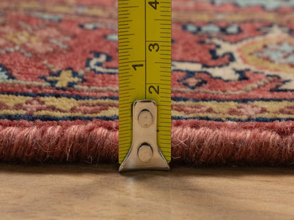 Heriz Heriz hand-knotted wool runner in Red, 2'7" x 21'7" — SKU O092420 (view 7)