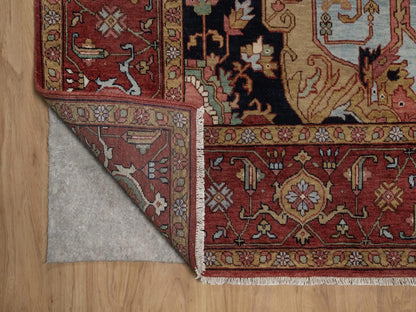 Heriz Heriz hand-knotted wool rug in Red, 9'1" x 12'2" — SKU O092422 (view 4)