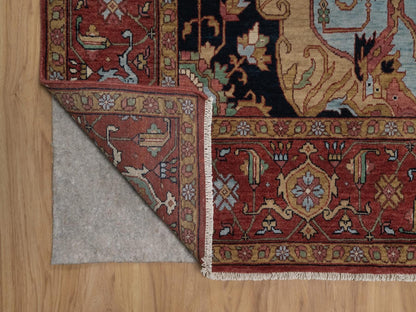 Heriz Heriz hand-knotted wool rug in Red, 8'11" x 12'1" — SKU O092423 (view 4)