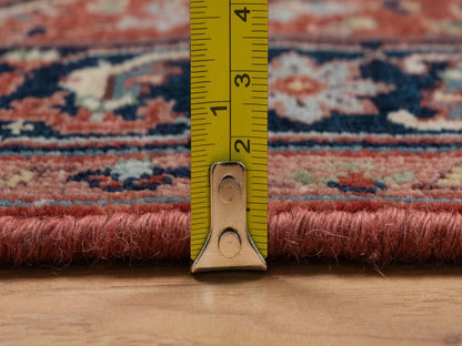 Heriz Heriz hand-knotted wool runner in Red & Midnight Blue, 2'6" x 9'11" — SKU O092438 (view 7)