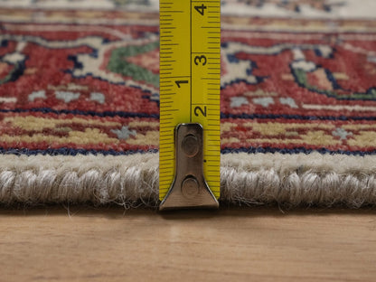 Heriz Heriz hand-knotted wool rug in Ivory & Red, 3'1" x 5'1" — SKU O092441 (view 7)