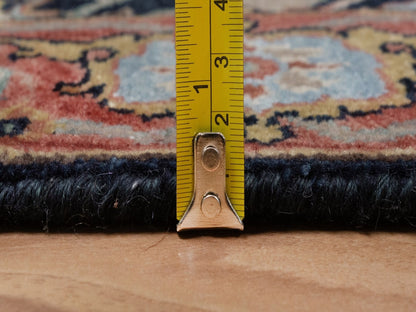 Blue 2'6" x 16'0" Heriz Hand knotted Wool Rug - Sku: O092452