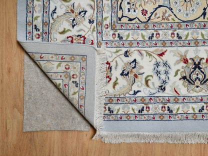 Blue 9'9" x 14'3" Fine Oriental Hand knotted Wool/Silk Rug - Sku: O092575