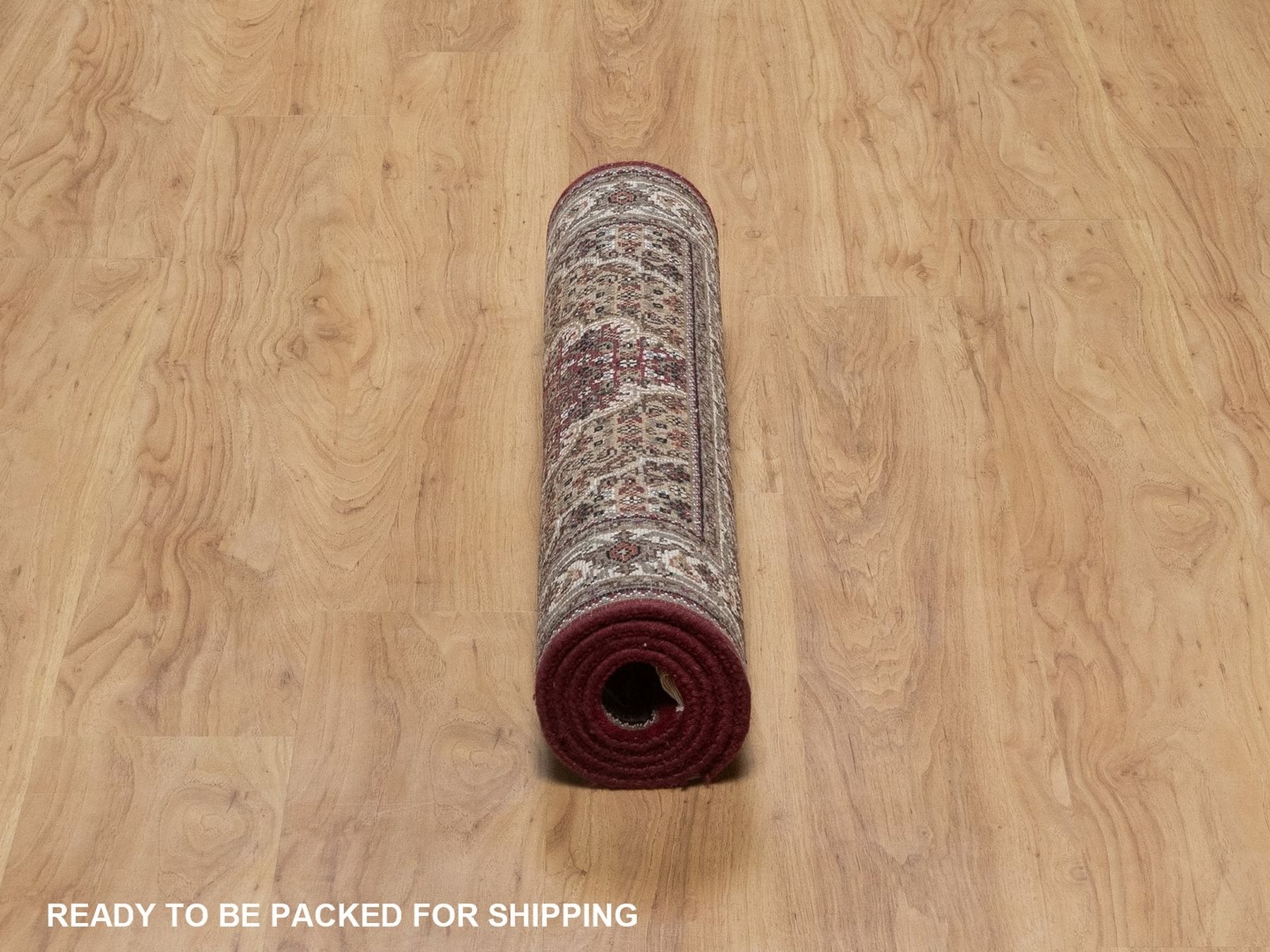 Tabriz hand-knotted wool rug in Red, 2'9" x 4'11", SKU O092662 (view 6)