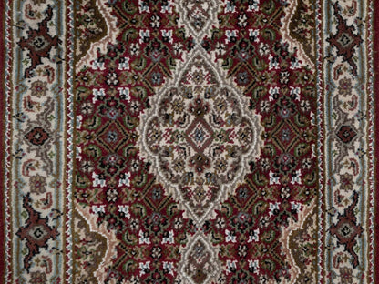 Tabriz hand-knotted wool rug in Red, 1'10" x 3', SKU O092665 (view 5)