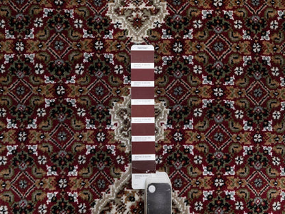 Tabriz hand-knotted wool runner in Red, 2'8" x 11'9", SKU O092667 (view 4)