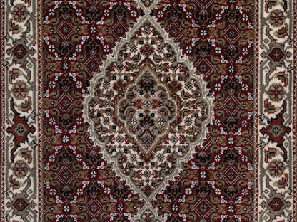 Tabriz hand-knotted wool runner in Red, 2'8" x 11'9", SKU O092667 (view 5)