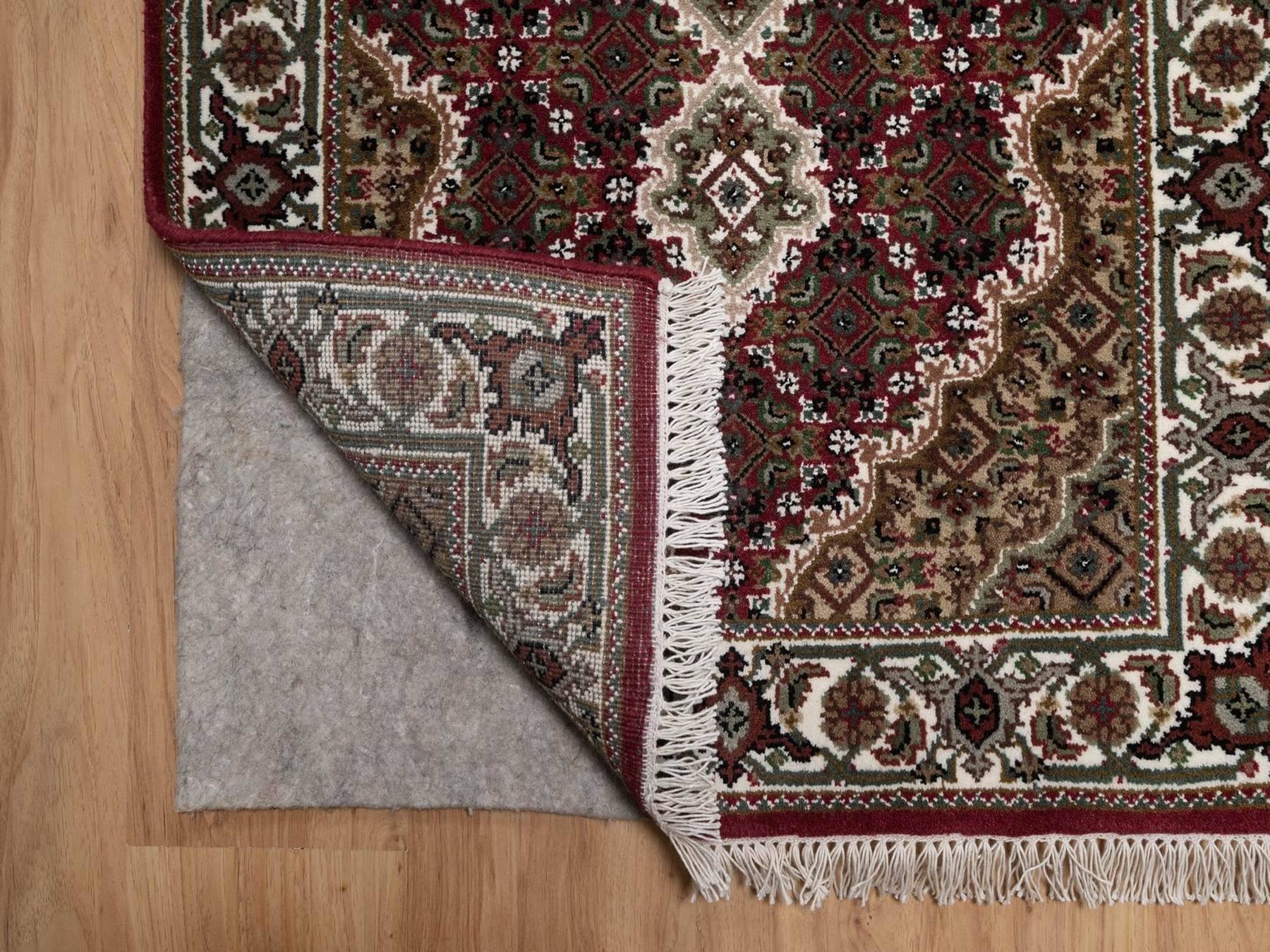 Tabriz hand-knotted wool runner in Red, 2'8" x 20'2", SKU O092668 (view 3)