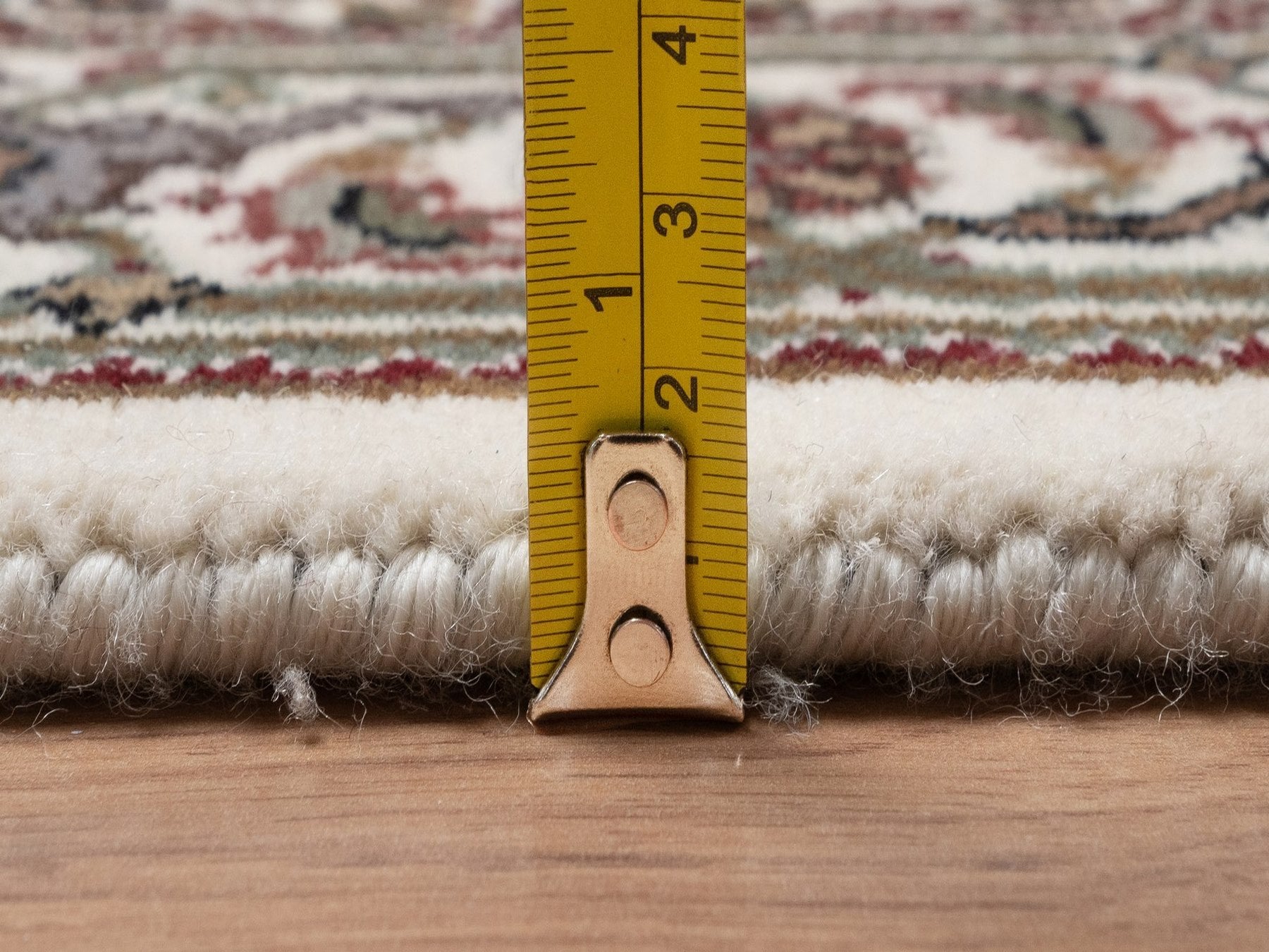 Tabriz hand-knotted wool runner in Ivory, 2'8" x 11'9", SKU O092670 (view 7)