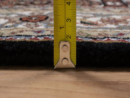 Tabriz hand-knotted wool rug in Black, 2'9" x 5'3", SKU O092672 (view 7)