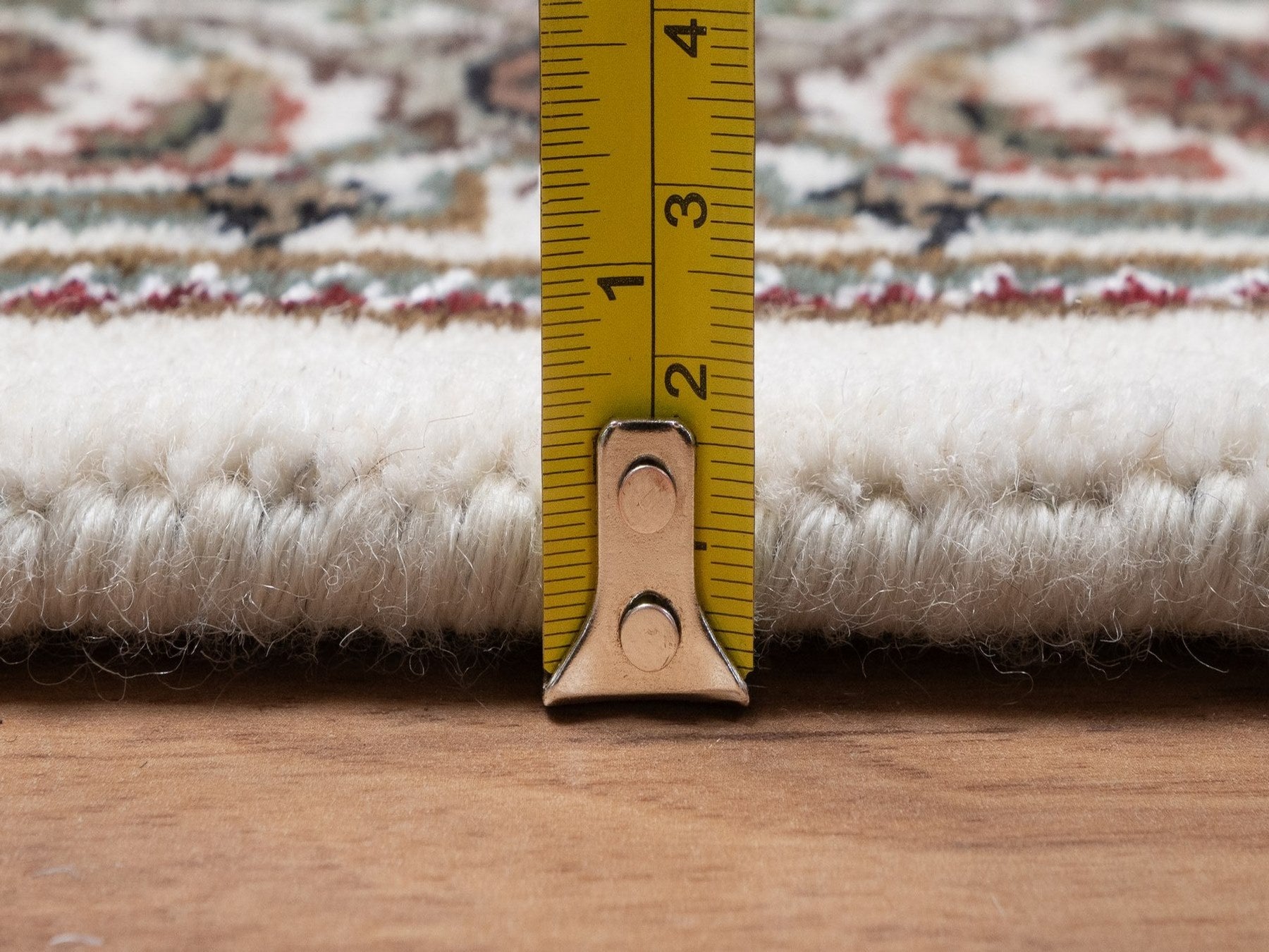 Tabriz hand-knotted wool runner in Ivory, 2'9" x 20'6", SKU O092676 (view 7)