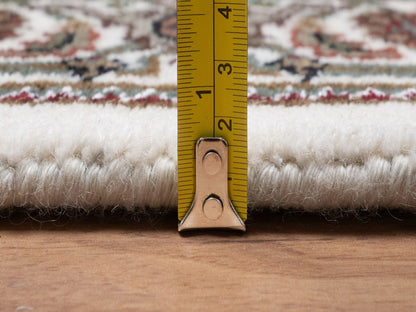Tabriz hand-knotted wool runner in Ivory, 2'9" x 20'6", SKU O092676 (view 7)