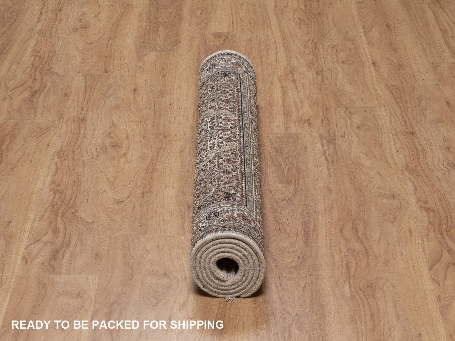 Tabriz hand-knotted wool rug in Ivory, 3'9" x 5'11", SKU O092678 (view 6)