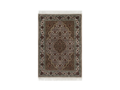 Tabriz hand-knotted wool rug in Ivory, 2'1" x 3', SKU O092681