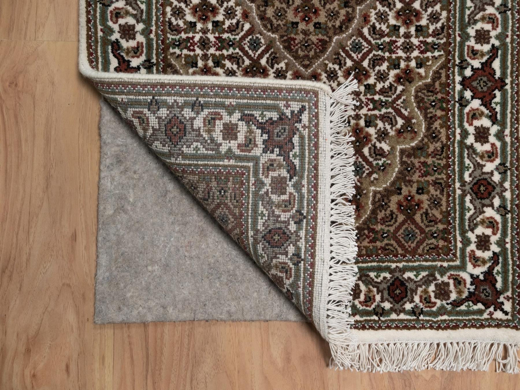 Tabriz hand-knotted wool rug in Ivory, 2'1" x 3', SKU O092681 (view 3)