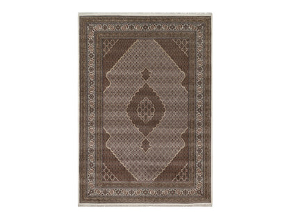 Tabriz hand-knotted wool rug in Ivory, 9'11" x 14'1", SKU O092705