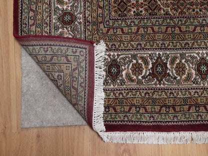 Tabriz hand-knotted wool rug in Red, 7'11" x 10'2", SKU O092709 (view 4)