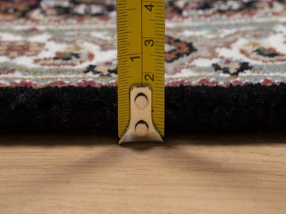 Tabriz hand-knotted wool rug in Black, 1'11" x 3'1", SKU O092715 (view 7)