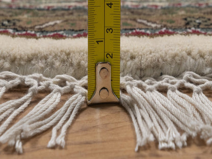Tabriz hand-knotted wool rug in Ivory, 6' x 6', SKU O092720 (view 7)