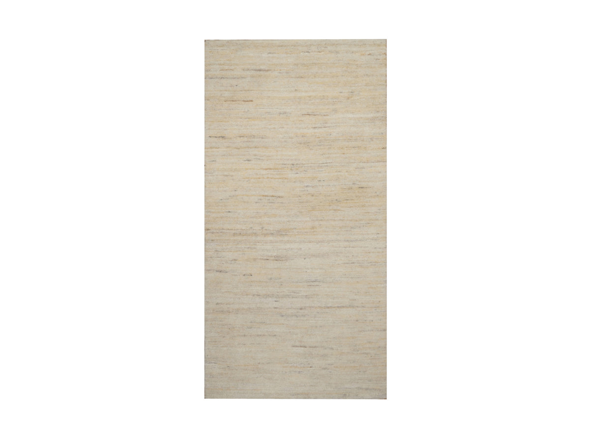 Gabbeh Modern / Contemporary hand-knotted wool rug in Ivory, 2'3" x 4'5", SKU O092722
