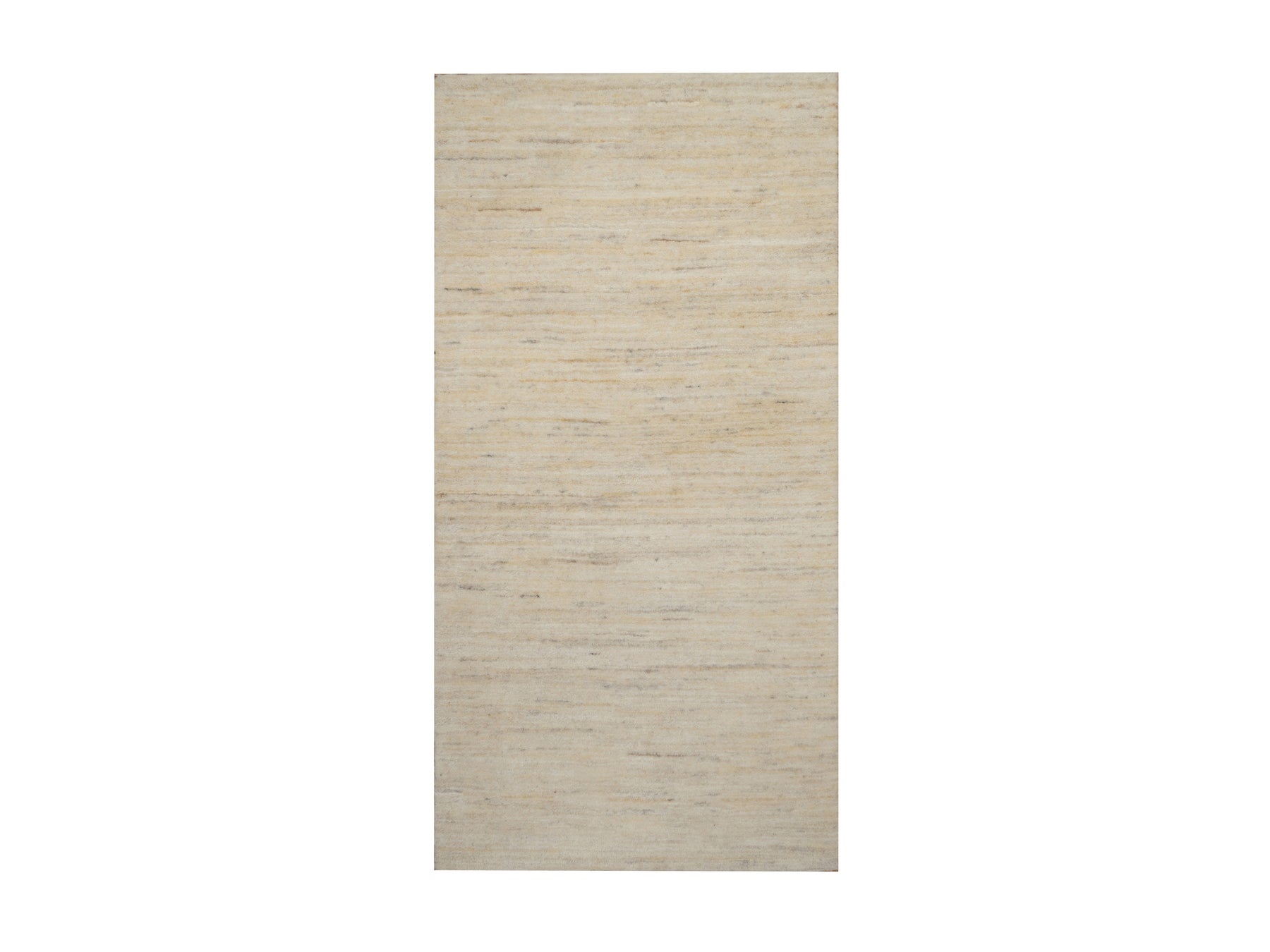 Gabbeh Modern / Contemporary hand-knotted wool rug in Ivory, 2'3" x 4'5", SKU O092723
