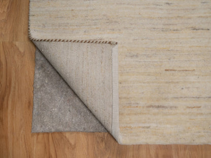 Gabbeh Modern / Contemporary hand-knotted wool rug in Ivory, 2'3" x 4'5", SKU O092723 (view 3)
