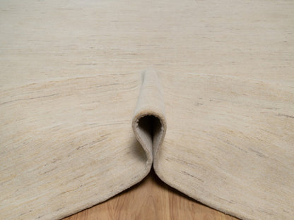 Gabbeh Modern / Contemporary hand-knotted wool rug in Ivory, 10'2" x 13'11", SKU O092724 (view 5)