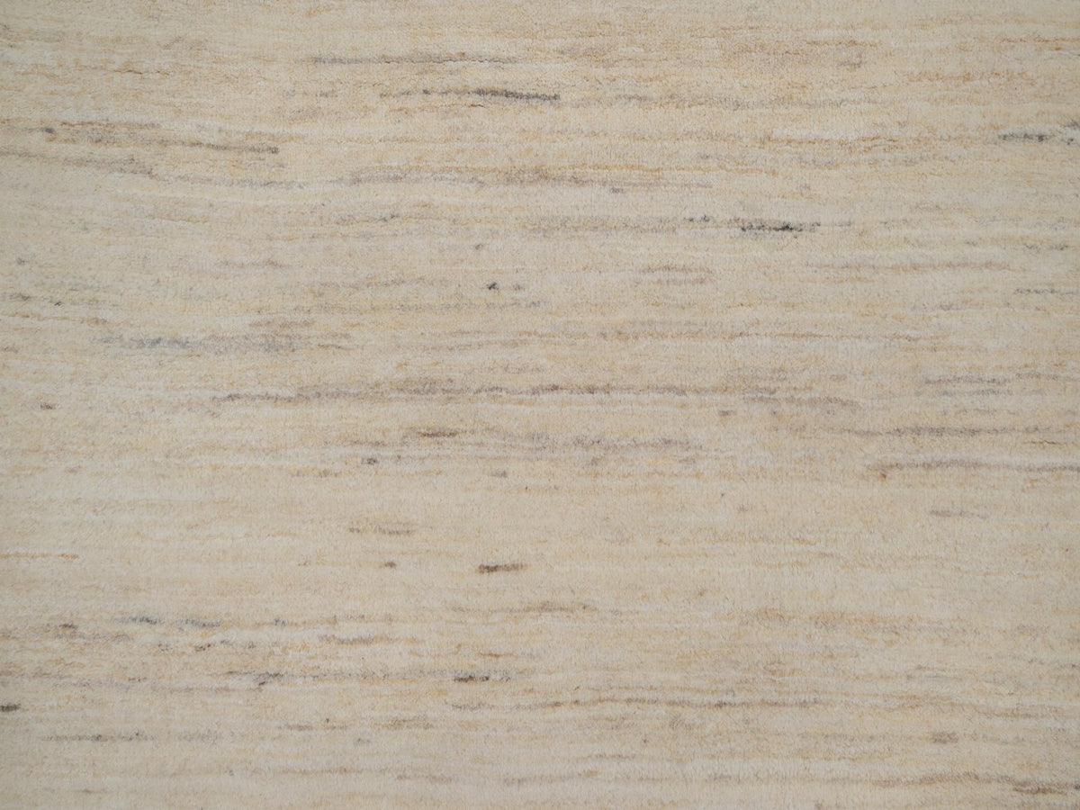 Gabbeh Modern / Contemporary hand-knotted wool rug in Ivory, 2'11" x 5'2", SKU O092729 (view 5)