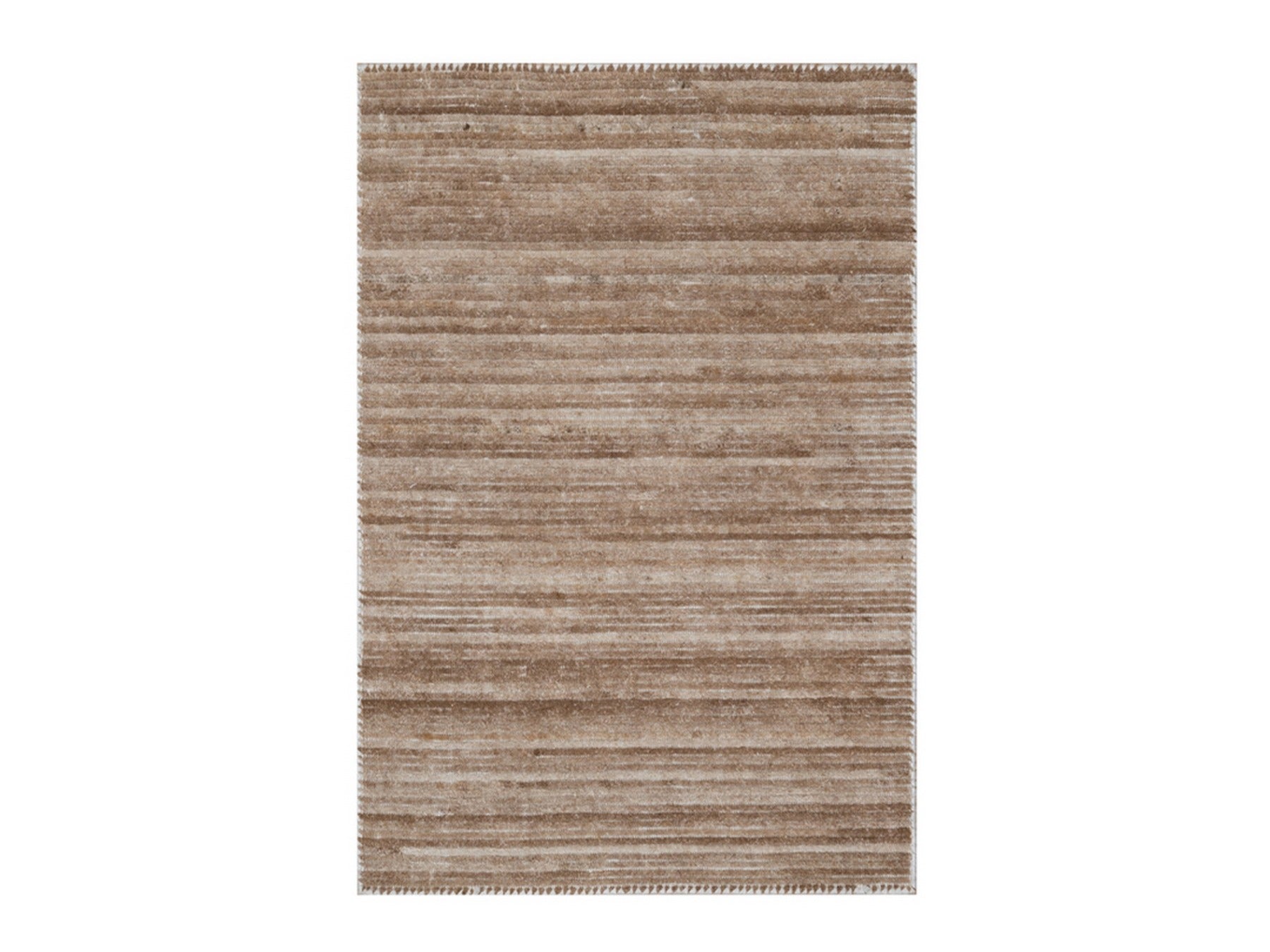 Modern / Contemporary hand-knotted polyester rug in Brown, 2' x 3', SKU O092735