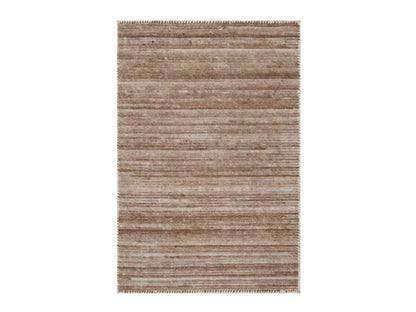 Modern / Contemporary hand-knotted polyester rug in Brown, 2' x 3', SKU O092735