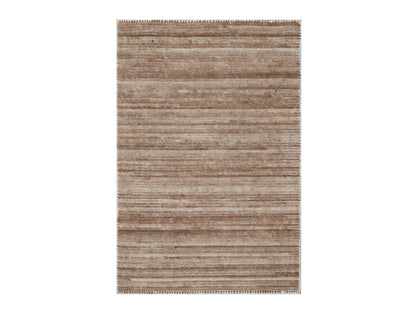 Modern / Contemporary hand-knotted polyester rug in Brown, 2' x 3', SKU O092736
