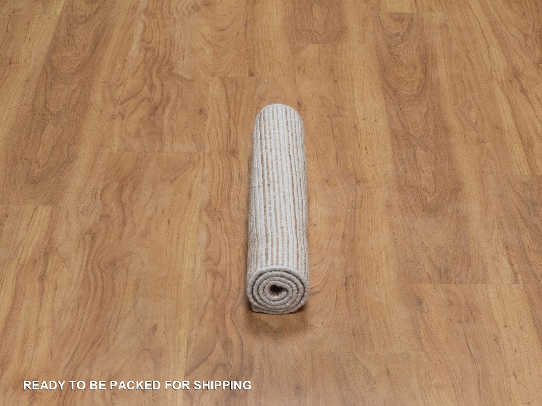 Modern / Contemporary hand-knotted polyester rug in Brown, 2' x 3', SKU O092736 (view 6)