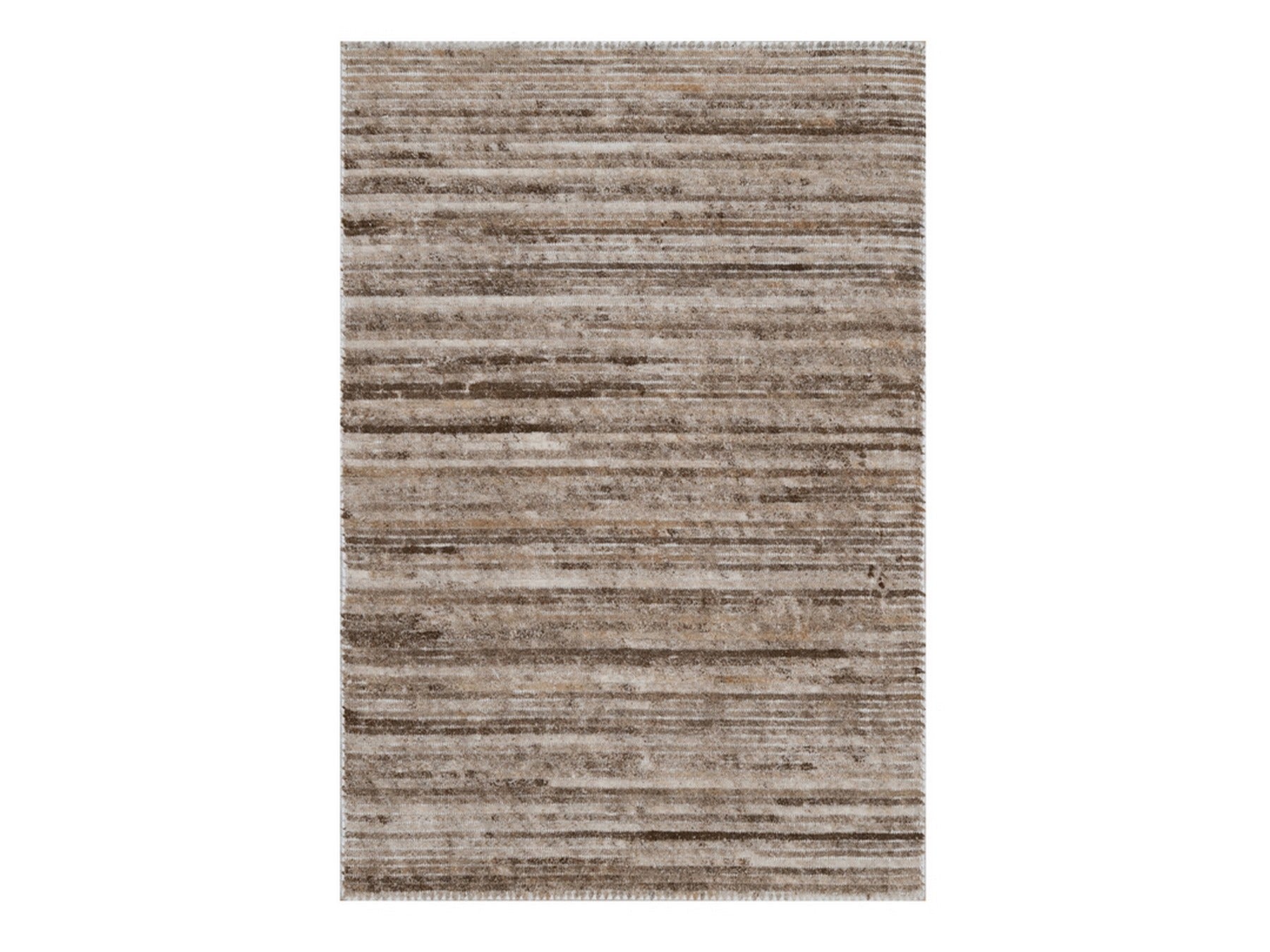 Modern / Contemporary hand-knotted polyester rug in Brown, 2' x 3', SKU O092738