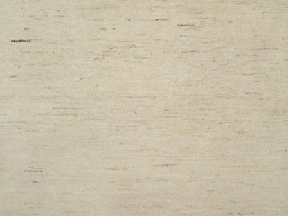 Gabbeh Modern / Contemporary hand-knotted wool rug in Ivory, 13'3" x 13'3", SKU O092749 (view 8)